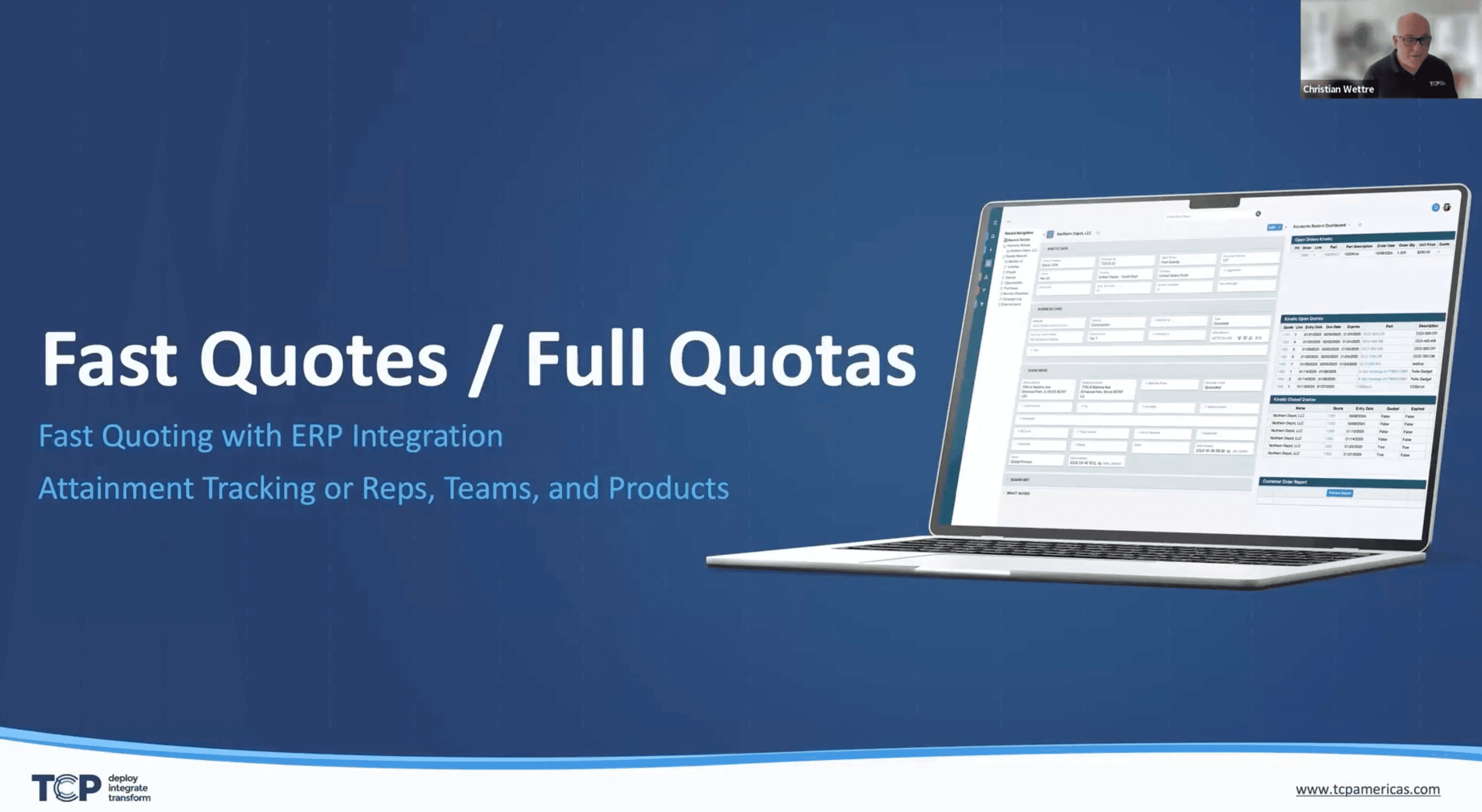 Fast Quotes for Full Quotas
