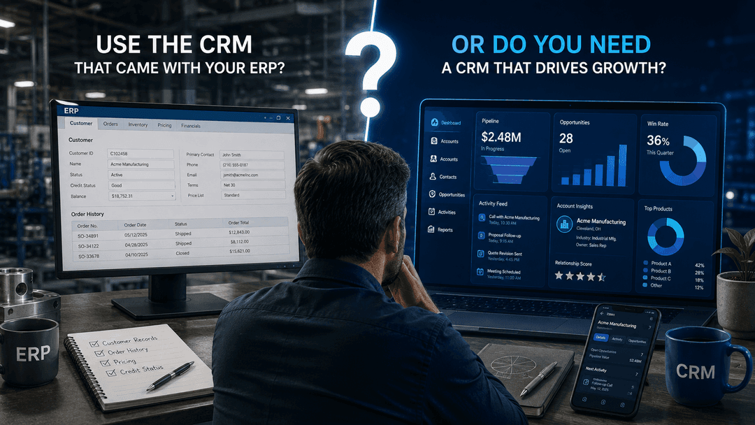 Should You Use the CRM That Came With Your ERP?