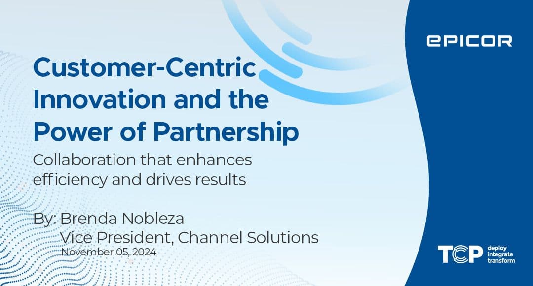Customer Centric Innovation and the Power of Partnership