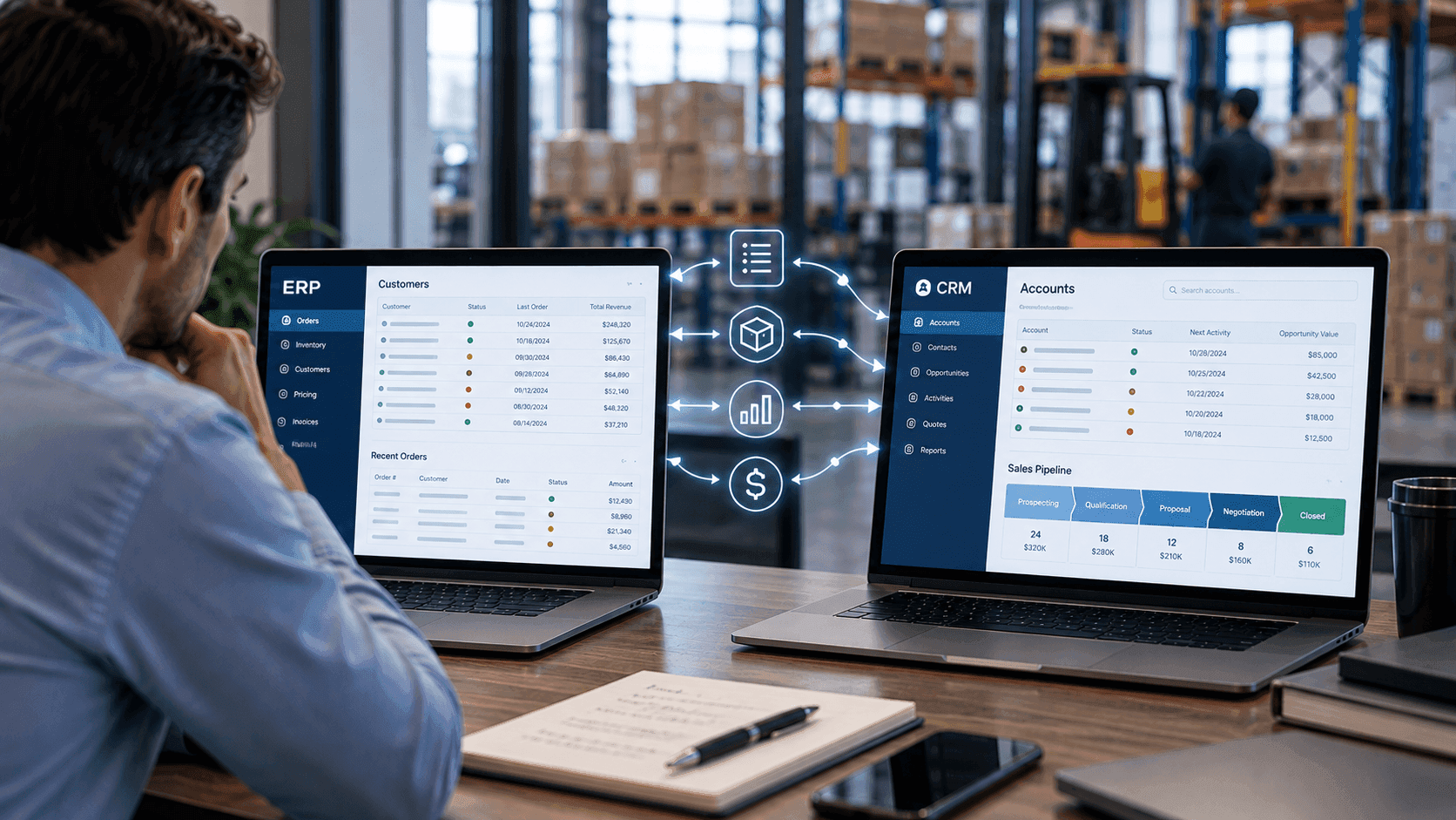 CRM para distribuidores: cómo elegir cuando ya utiliza un ERP