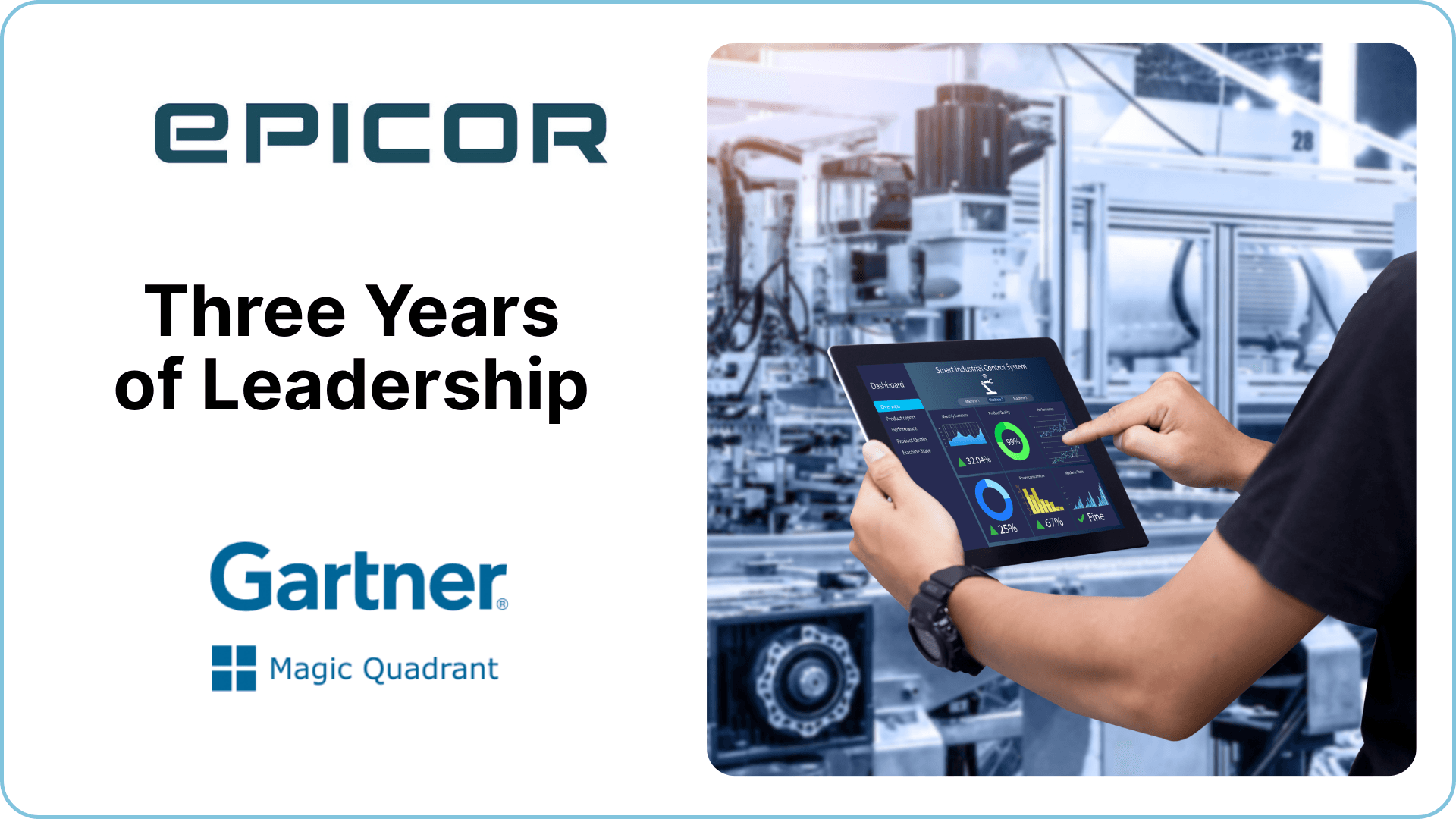 Three Years of Leadership in the Gartner® Magic Quadrant™ for Cloud ERP