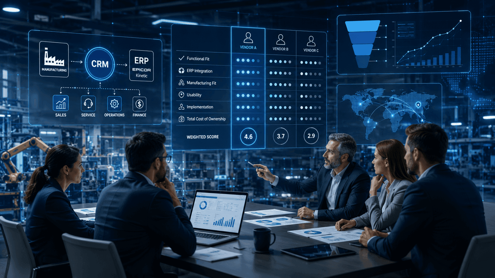 Las mejores prácticas de RFP de CRM para fabricantes